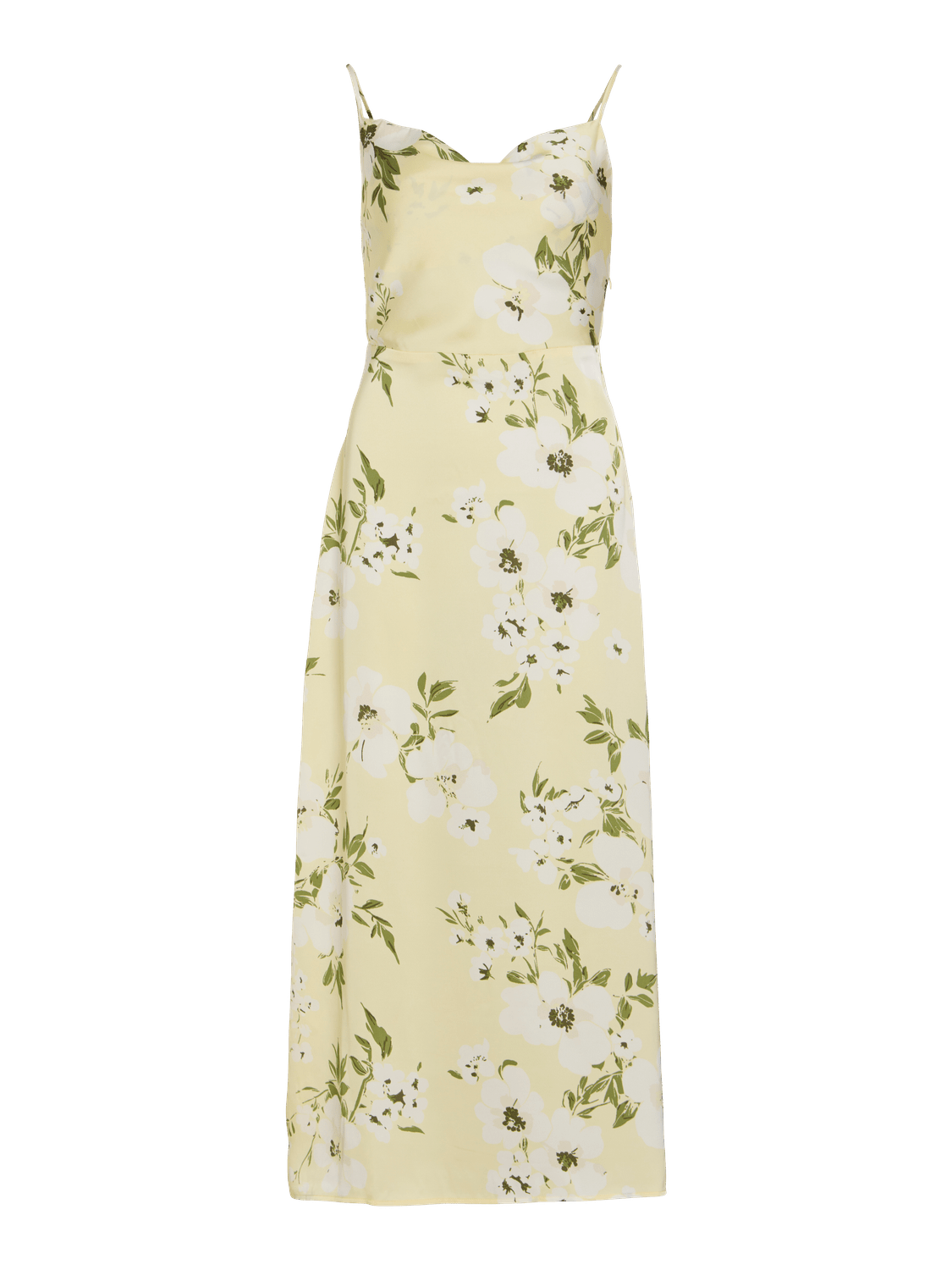 VIRAVENNA Long Dress - Pastel Yellow - VERO MODA & VILA Bergvik